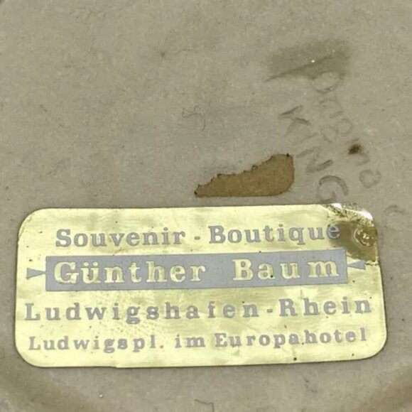 Original King Beer Stein Mug #8 German Hand Painted No Lid Vintage Germany EUC - Picture 12 of 13